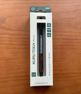 Uni Kuru Toga Holz Druckbleistift 0,5 mm Stahlgrau Mitsubishi aus Japan Neu - Bild 1 von 4