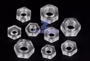 20-100 Stück Neu M3 M4 M5 M6 PC Schrauben Muttern Schrauben Kunststoffschrauben Nylon - Bild 1 von 1