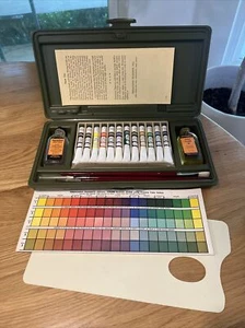 PERMANENT PIGMENTS OIL PAINTS SET IN CASE  #391 VINTAGE Sealed Paint - Picture 1 of 8