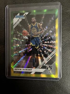2019-20 Panini Donruss #66 Kevin Durant LASER SP Green and Yellow Nets Texas - Picture 1 of 2
