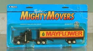 NOS 1991 Vintage ERTL Mighty Movers Mayflower Tractor Trailer Semi Truck 1/64 - Picture 1 of 11