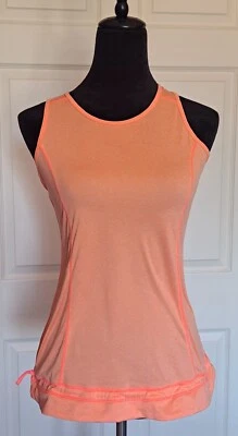 Camiseta sin mangas para mujer Tangerine Racerback capa 8 talla mediana Foto 1 de 4