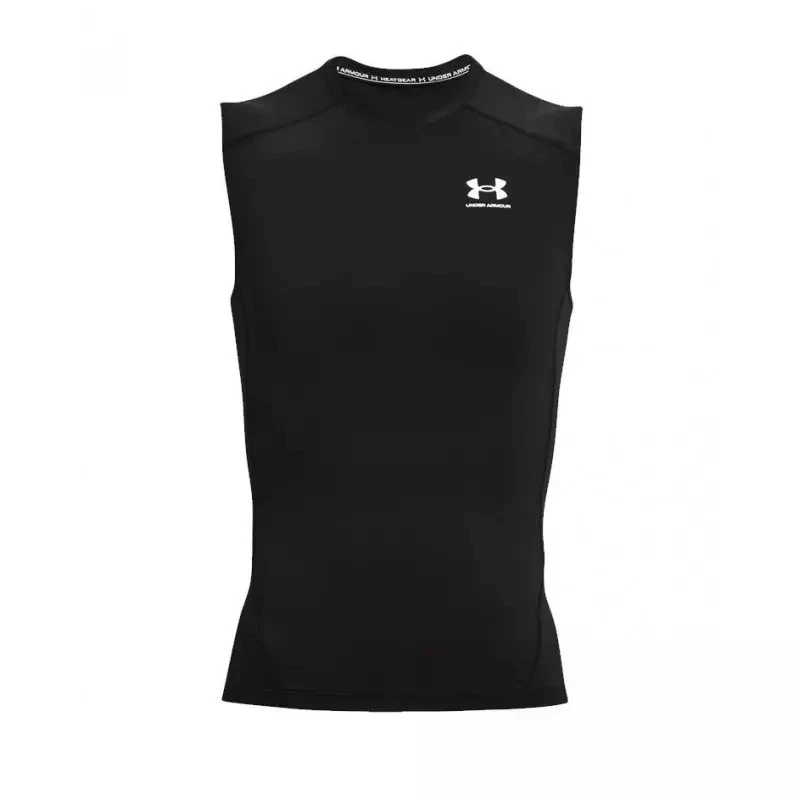 Maillot de compression sans manche Under Armour Noir pour homme - Photo 1/2