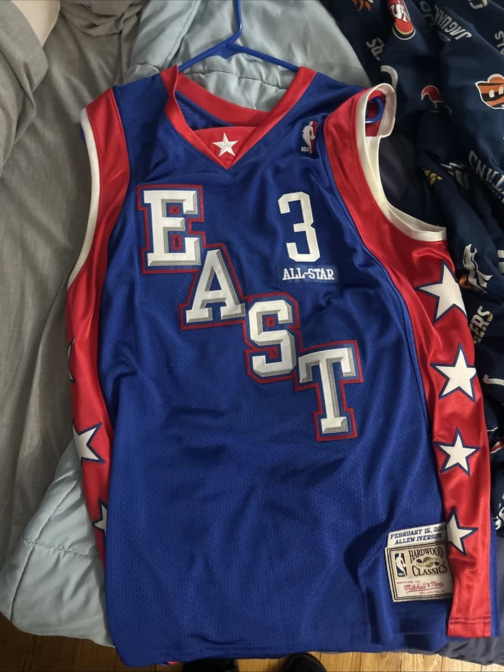 Camiseta Allen Iverson 2005 NBA All-Star Talla L Mitchell & Ness Auténtica RARA Foto 1 de 1