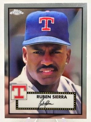 2021 Topps Chrome Platinum Anniversary - Ruben Sierra #567 Texas Rangers - Image 1 of 2