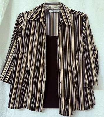 Blusa para mujer Joanna Petite manga 3/4 pequeña mediana Foto 1 de 4