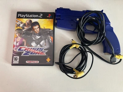 sony playstation 2 PS2 NAMCO LASER BLASTER LIGHT GUN blue NPC-106 - Image 1 of 4