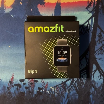 Amazfit Bip 3 Smartwatch Black - Image 1 of 4