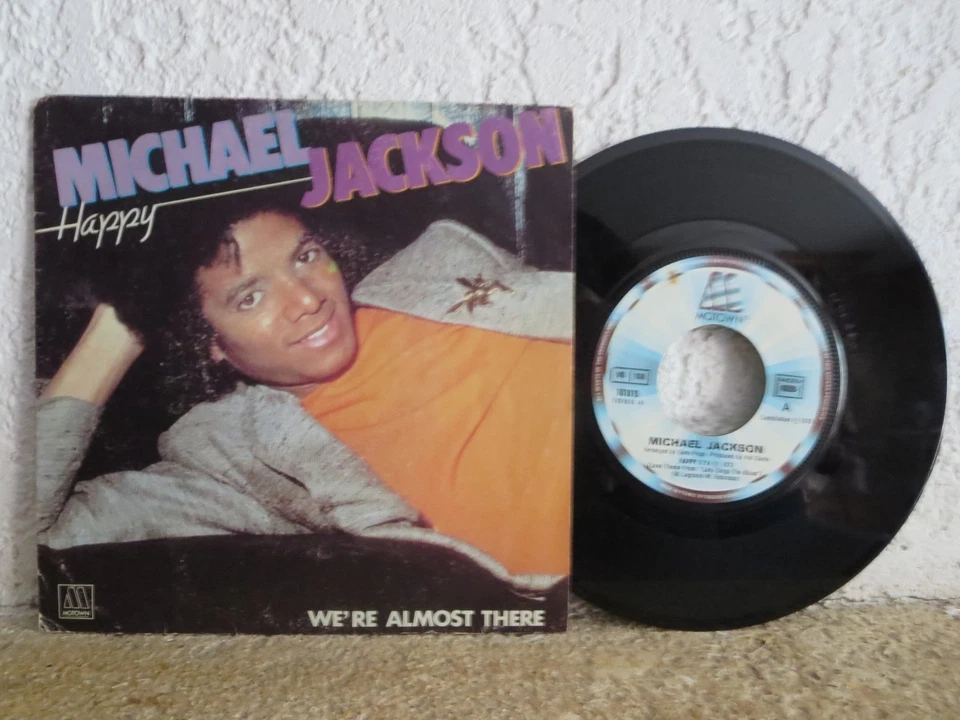 MICHAEL JACKSON  Vinyle 45 Tours Happy - Photo 1/4