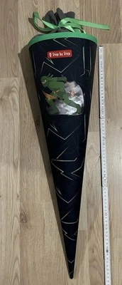 Step by Step School Cone Schultüte Ninja Kimo dunkelgrau grün Neu - Bild 1 von 4