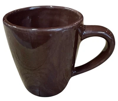 COMPRE MAIS, ECONOMIZE MAIS! Caneca de café marrom Pottery Barn Sausalito chocolate 16 oz - Imagem 1 de 4