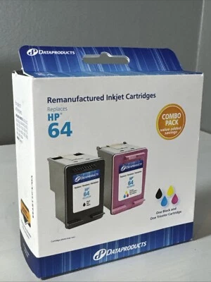 Dataproducts HP 64 Black And Tricolor Ink Replacement Cartridges - Image 1 of 4