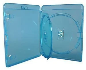 5 X Amaray Blue Blu-Ray DVD Double Cases Holds 2 Disks - Picture 1 of 4