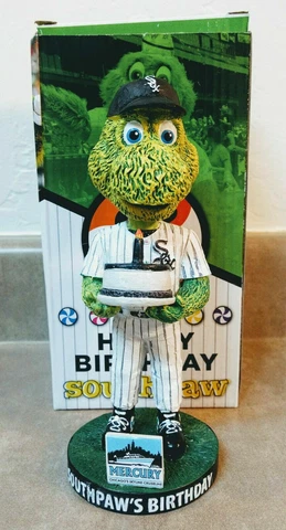 Chicago White Sox 2017 Southpaw Birthday Mascot Bobblehead SGA Free Shipping Cover
