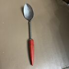 Vintage Androck Stainless Steel Serving Spoon with Bakelite Handle 9.5" Long
