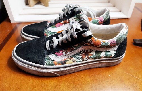 Scarpe sneakers stringate Vans Tropical Hawaiian stampa floreale taglia W 6 5 M 5 Medium