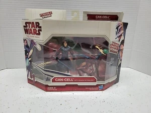 New: 2009 Star Wars The Clone Wars : Anakin Skywalker&Can-Cell Action Figure 1C - Picture 1 of 9