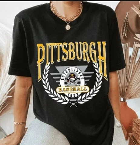SALE Pittsburgh Pirate T-Shirt, Pirates T-Shirt Gift Fan S-3XL Cover