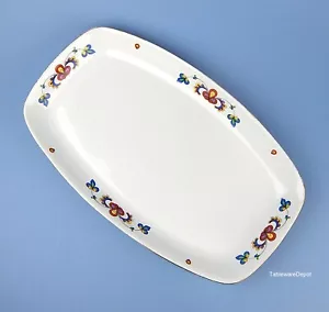 Porsgrund FARMER'S ROSE, 15" x 9" Oval Tray/Platter, Norway, Excellent! - Picture 1 of 3
