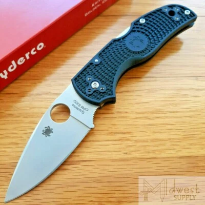 Spyderco Native 5" Light Folding Knife 3" CPM S30V Steel Blade Black FRN Handle