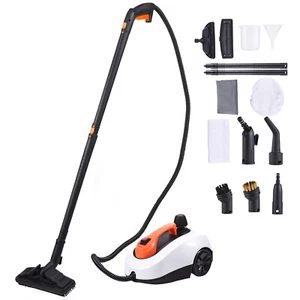 1800W Steam Cleaner with 14 Accs Multipurpose Household Electric Steamer E4P5 - Picture 1 of 9