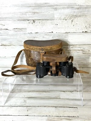 Binoculares japoneses Orion vintage 6X24 con estuche de cuero resistente Foto 1 de 4