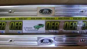 Door Sill Plates Pair Riveted GM w/screws 67-69 Camaro Firebird GM Resto 7644760 - Picture 1 of 4