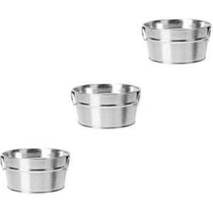 Set of 3 Bucket Snack Container Food Grade Storage Buckets - Picture 1 of 12