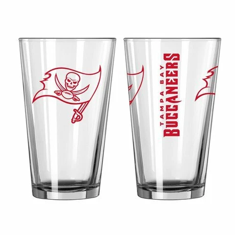 Tampa Bay Buccaneers Boelter NFL Game Day 16oz Pint Glass(1) FREE SHIP!! Cover