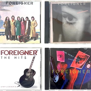 Foreigner 4 CD Lot Very Best Hits Unplugged Inside Information Debut 1977-2013 - Picture 1 of 4