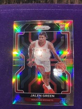 2021-22 Panini Prizm Jalen Green Silver Prizm Rookie RC #306 Houston Rockets