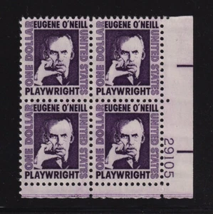 1967 $1 EUGENE O'NEILL Sc 1294 MNH untagged, shiny gum 29105 LR Typical - Picture 1 of 1