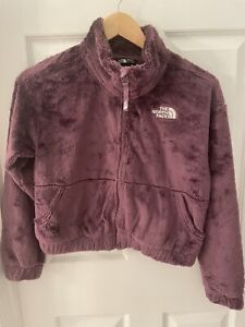 The North Face Girl's OSOLITA Full Zipper Youth Jacket Coat L 14/16 Pikes Purple