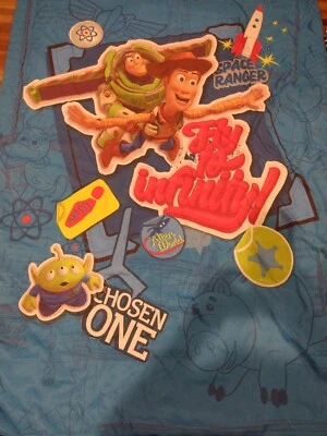 MANTA REVERSIBLE SPACE RANGERS 56x40 SEDOSA USADA EN EXCELENTE ESTADO. Limpio. Foto 1 de 3