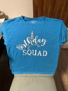 3 Gildan Birthday Squad Shirt Small Youth 2 Blue 1 Pink - Picture 1 of 12