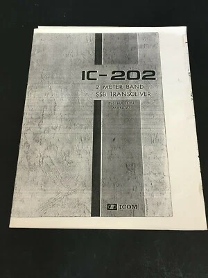 ICOM IC-202 COPIA MANUALE - Immagine 1 di 4