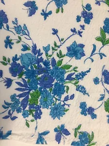 Vintage Plisse/Seersucker Fabric 88 cm wide - 2.40 metres unused Textured Fabric - Picture 1 of 6