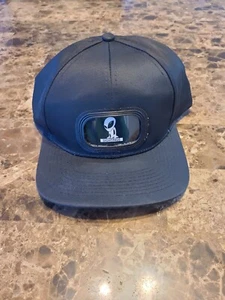 "OTTO GLOW" Glow In The Dark Alien Sightings Black Adjustable Hat- Works Great  - Picture 1 of 12