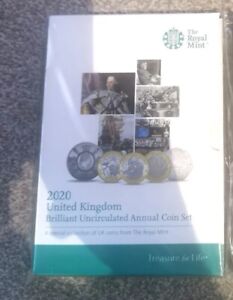 Royal Mint Annual Coin Set 2020 including Team GB 50p NEW