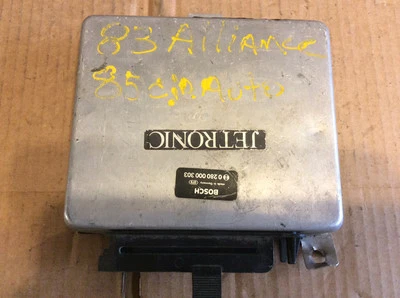 MÓDULO DE CONTROL DEL MOTOR COMPUTADORA ECM 0280000303 SE ADAPTA A 83 CHRYSLER RENAULT ALLIANCE Foto 1 de 4
