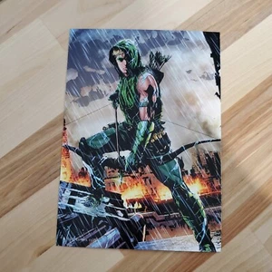 GREEN ARROW Vol 5 #17 mini poster DC Comics New 52 - Picture 1 of 1