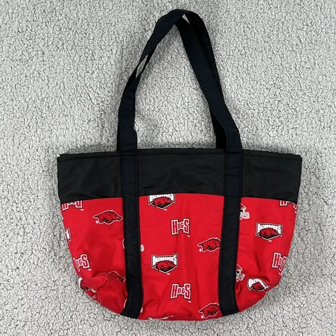 Arkansas Razorbacks Football Hand Crafted Small Purse Tote HandBag NCAA Cover