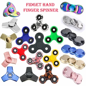 Fidget Spinner Dedo Giro a Mano EDC Rodamiento Enfoque Estrés Juguetes Colección - Imagen 1 de 18