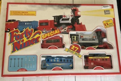 1993 Forty Niner Train Set Special 27 Piece Set New In Box Vintage See Photos - Image 1 of 4