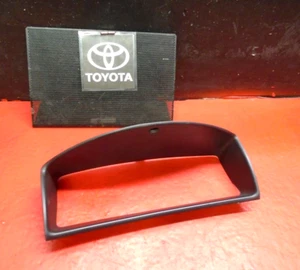 03 04 05 06 07 08 TOYOTA COROLLA GAUGE CLUSTER BEZEL HOOD FRAME OEM BLACK - Picture 1 of 6