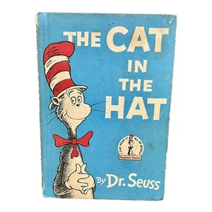 Dr. Seuss Die Katze im Hut 1957 Erstausgabe Vintage Buch Club Edition - Bild 1 von 4