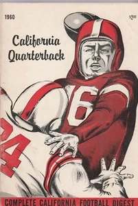 CALIFORNIA QUARTERBACK 1960-COMPLETE CALIFORNIA FOOTBALL DIGEST-1ST ANNUAL - Picture 1 of 5