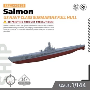 Scafo completo sottomarino SSMODEL SSC144952S 1/144 modello militare US Navy classe salmone - Foto 1 di 4
