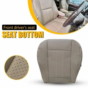 For 2011-2016 Chrysler Town Country Left Driver Tan Bottom Leather Seat Cover ED - Picture 1 of 21