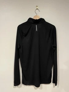 Athletic Works Dri More Negro Cuarto Cremallera Delgado Mediano M - Imagen 1 de 2